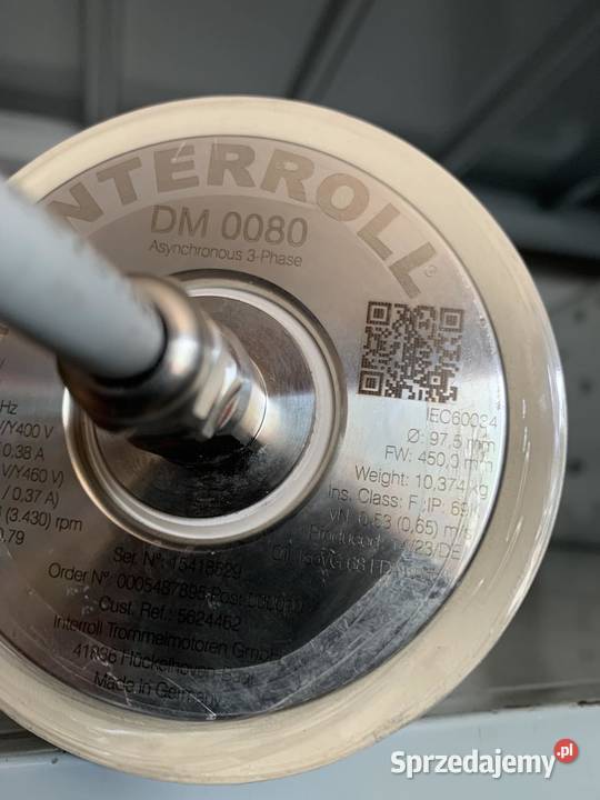 Interroll DM 0080 M34 140W 975 mm x 4500mm 053ms Pozostałe mazowieckie Warszawa