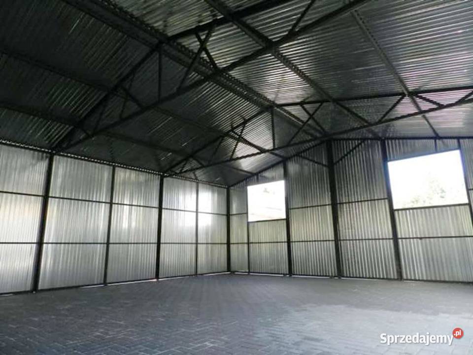Blaszana hala 98 m ocynkowana Sprzedaż Kraków
