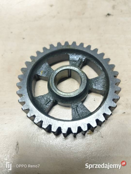 Tryb pierwszego biegu 35 zębów WSK 125 Łubno