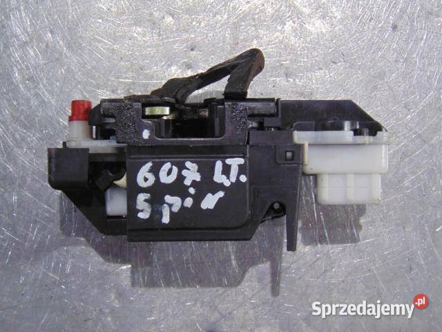 ZAMEK DRZWI LEWY TYŁ PEUGEOT 607 5 PIN