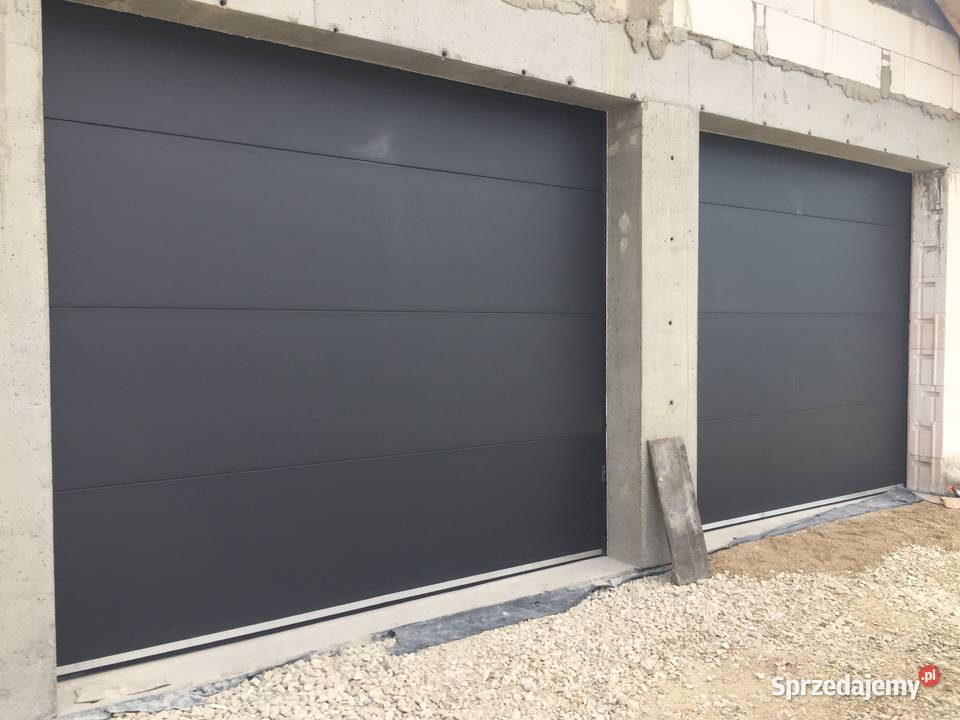 Panel bramy segmentowej ANTRACYT DECHA Gatunek 1 garażowa Ogrodzenia i bramy Kielce