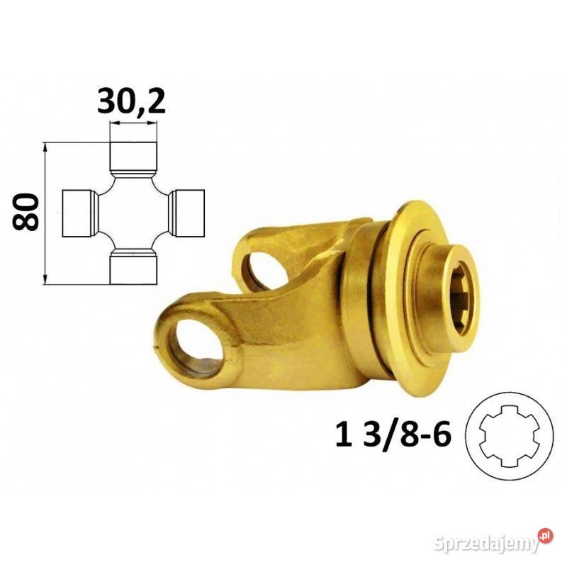 Widłak ciągnikowy 1 386 na krzyżak 302x80 mm