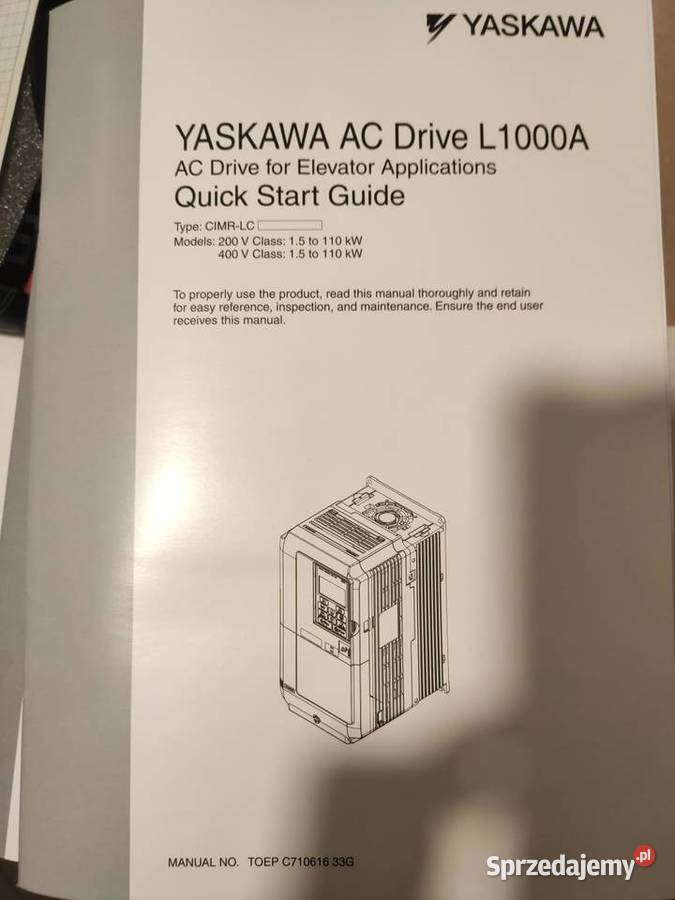 Falownik YASKAWA L1000A 400V 75 kW do wind panel Poznań