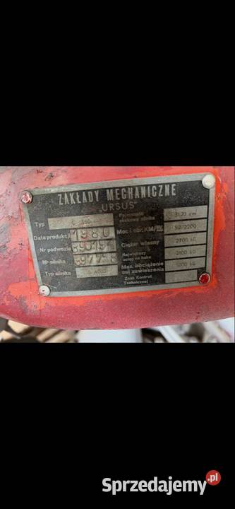 Ciągnik Ursus c 360 traktor lubelskie Chełm