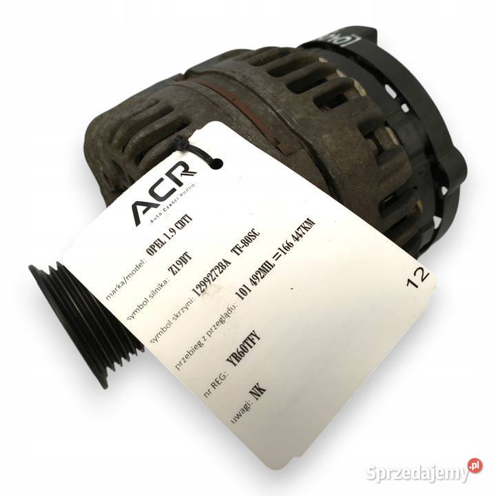 Alternator Opel 19 CDTI Z19DT Vectra C Signum Chełm sprzedam