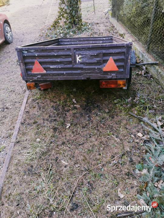 PrzyczepaPrzyczepka samochodowa używana towarowe