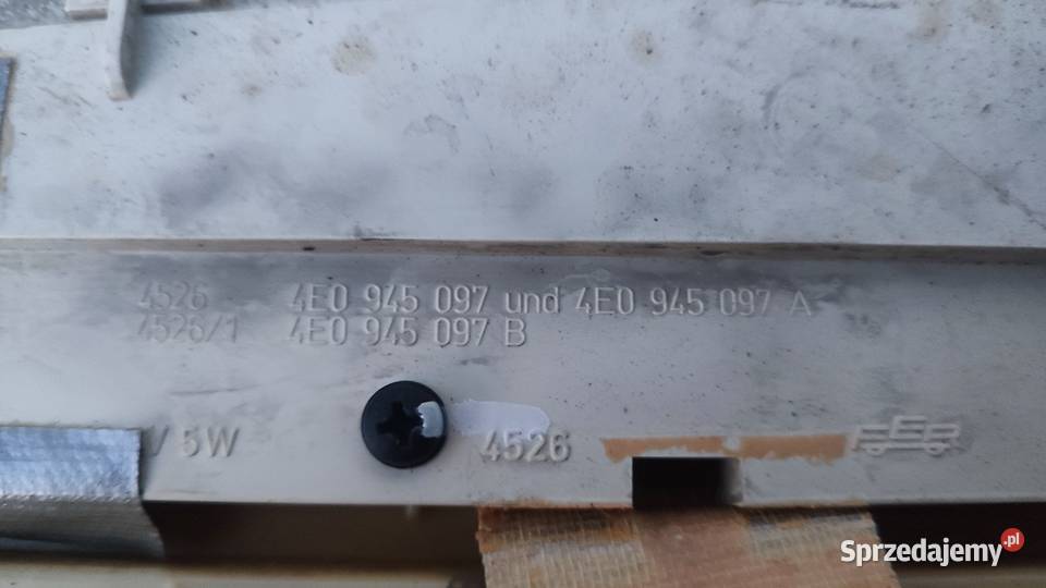 AUDI A8 D3 42 TDI 0510 ŚWIATŁO STOP HAMOWANIA Włoszczowa