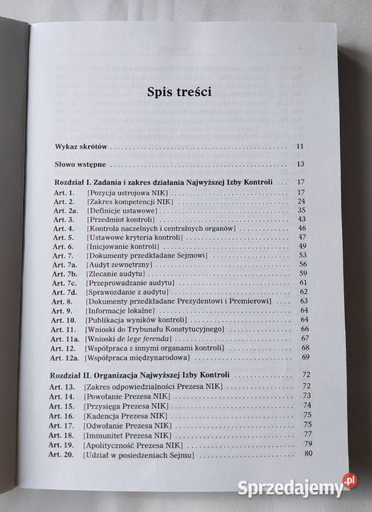 Najwyższa Izba Kontroli komentarz do ustawy o Hajnówka sprzedam