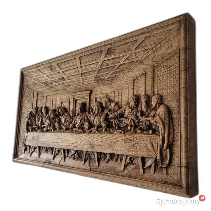 Ostatnia Wieczerza Klasyczny Motyw w Naturalnym Obrazki i obrazy Malechowo sprzedam