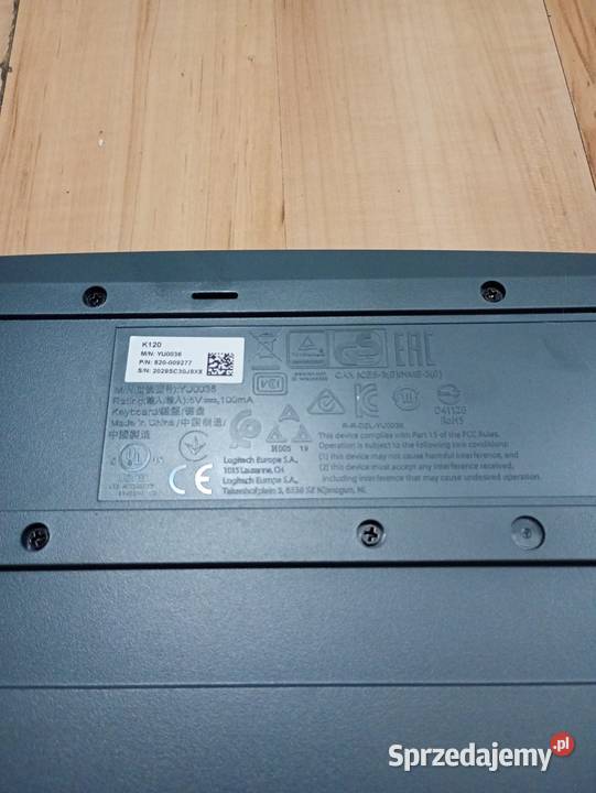 klawiatura Logitech MK120 kabel USB czarna nowa przewodowa Elektronika zachodniopomorskie Szczecin