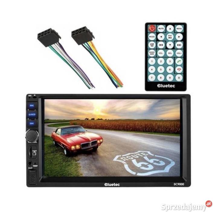 Radio samochodowe 7 dotykowe 2 din Bluetooth aux Wysoka