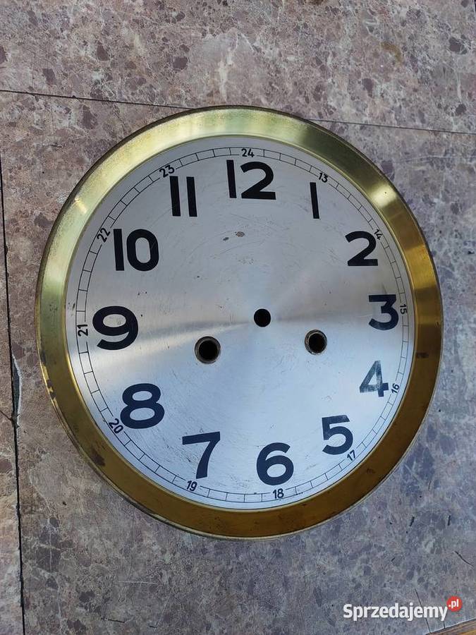 637 Tarcza starego zegara ściennego 205 5732mm pomorskie