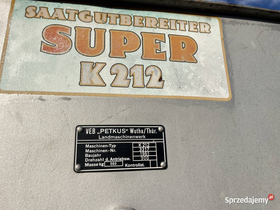Czyszczalnia Petkus K212 Zamość sprzedam