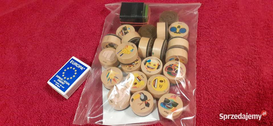 Pieczątki stempelki emotki 22 4 kolory tuszy kujawsko-pomorskie Tuszkowo