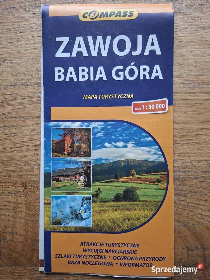 Zawoja Babia Góra 1 30 000 Compass mapa