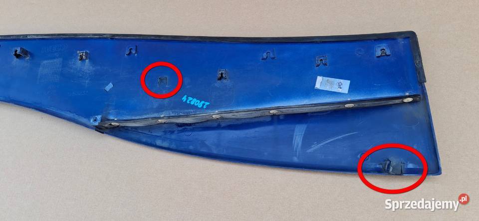 IVECO STRALIS PRZEDŁUŻENIE DRZWI LEWE LISTWA Bieleń