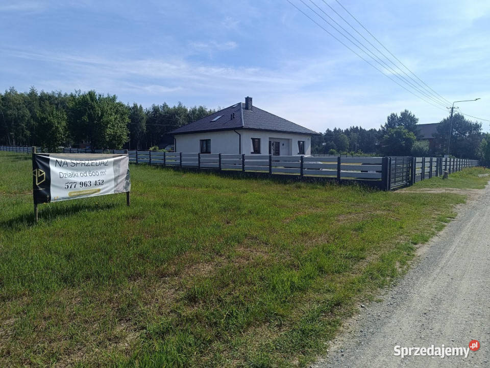 Działka na sprzedaż Smyków 600m2 23m