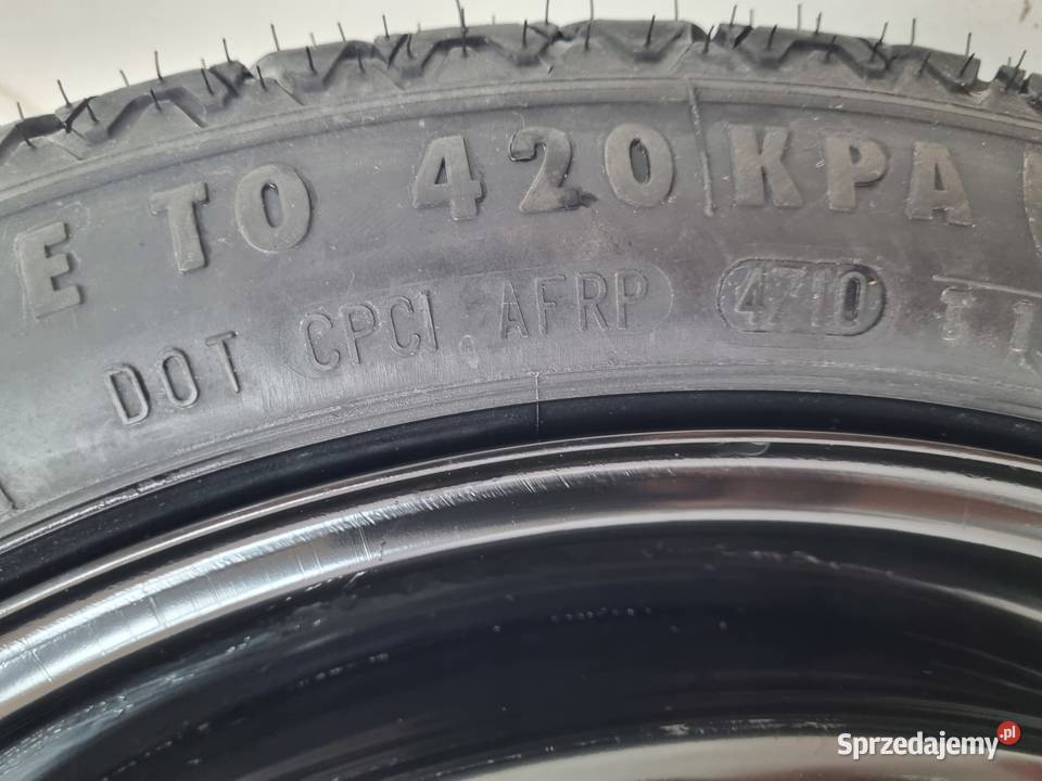 KOŁO DOJAZDOWE Opel Insignia A 12570 R17 5x120 Samochodowe Chełm sprzedam