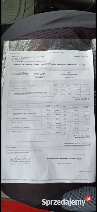 Fiat Panda benzyna Kuźnica Ligocka