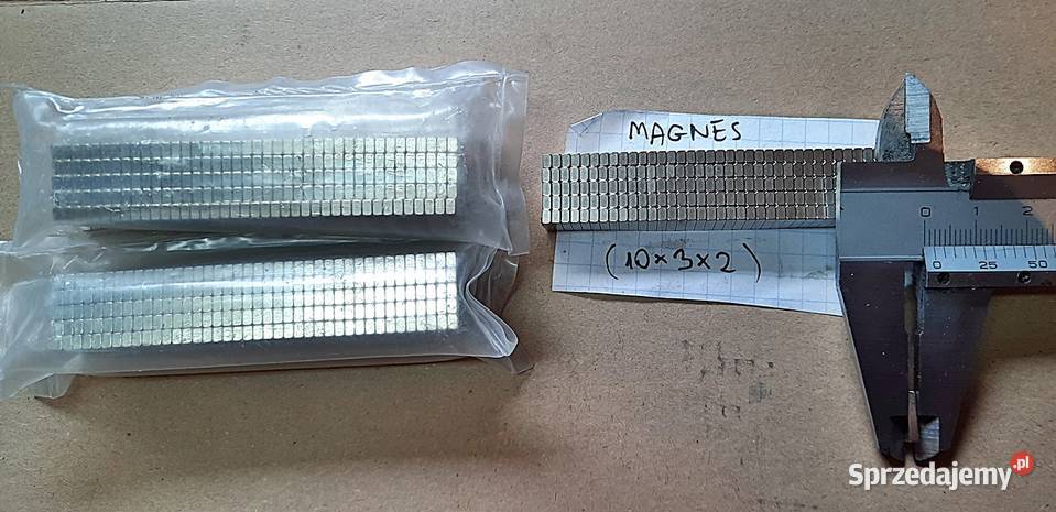 Magnes neodymowy 10x3x2 MPL N38 10 Ostrów Wielkopolski