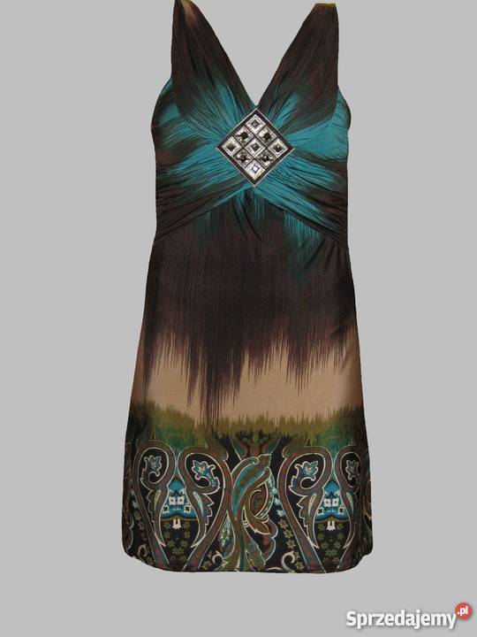 Zwiewna sukienka wzory uniwersalny Słupca