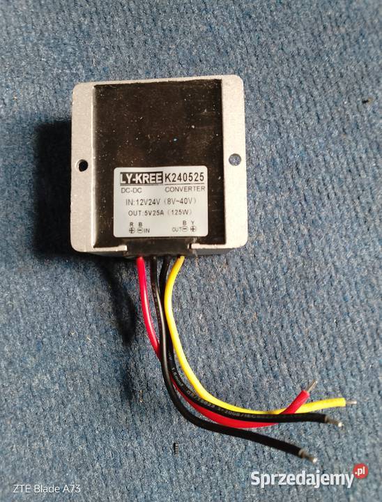 converter dcdc 12v24v do 5v 25A mazowieckie Jasieniec