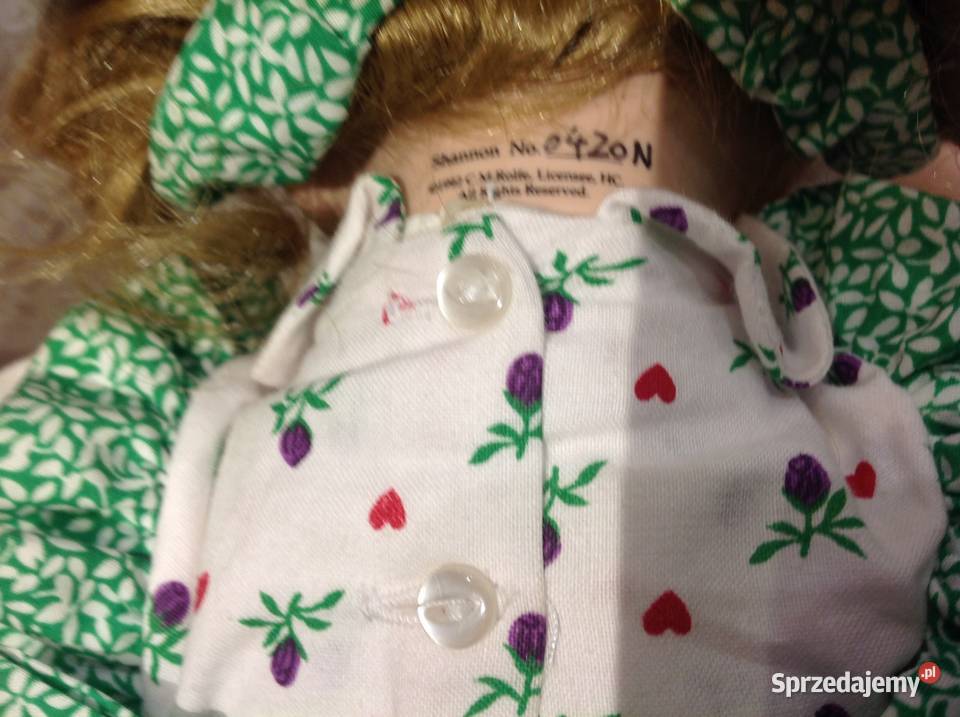 Stara Lalka Porcelanowa SHANNON Sygnowana Nowa Sól