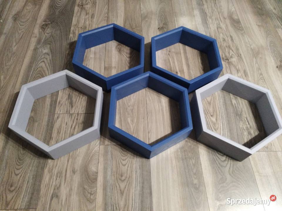 Półka plaster miodu hexagon Stare Siołkowice