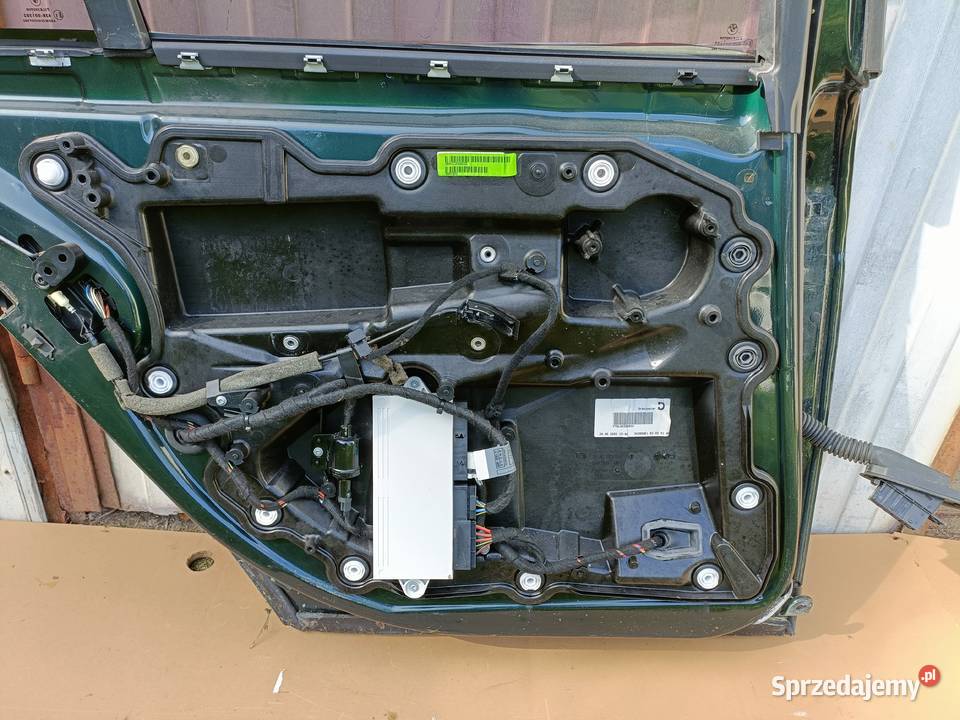 BMW E65 DRZWI LEWE TYŁ TYLNE OXFORDGRUEN 2 Drezdenko