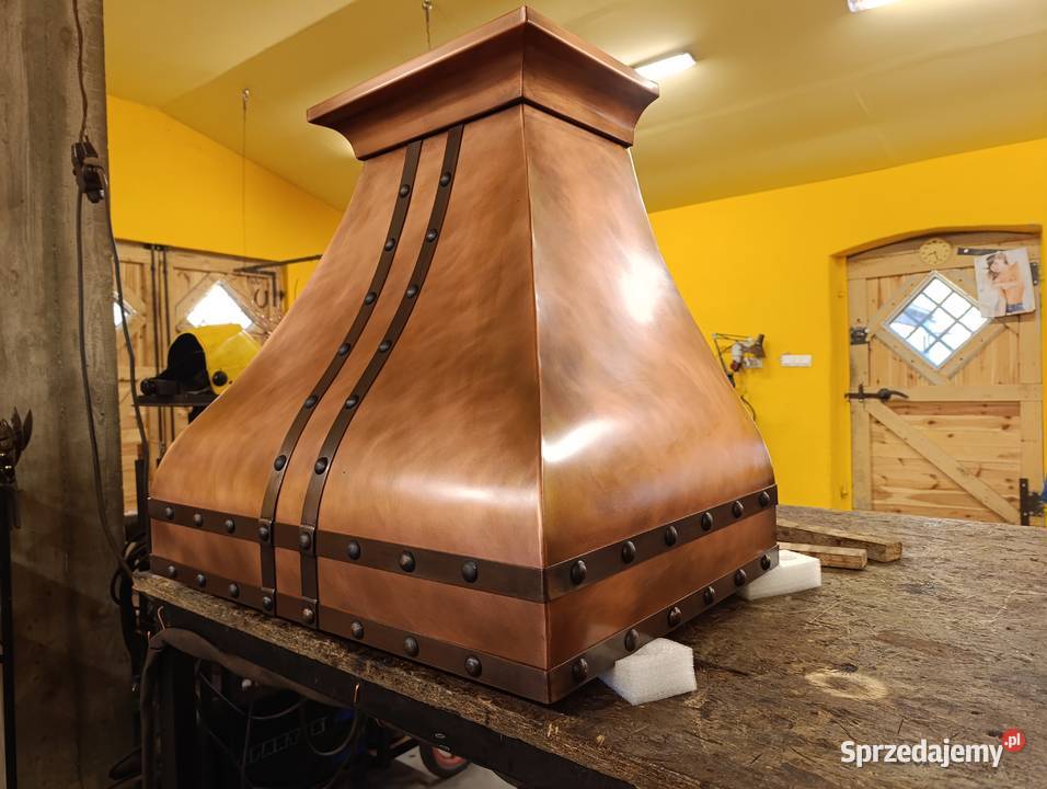 Okap kuchenny miedziany okap miedziany copper Dzierżoniów
