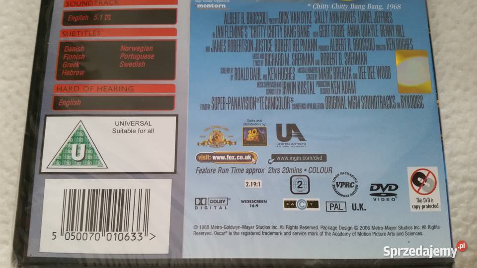 Film CHITTY CHITTY BANG BANG bonus CD soundtrack