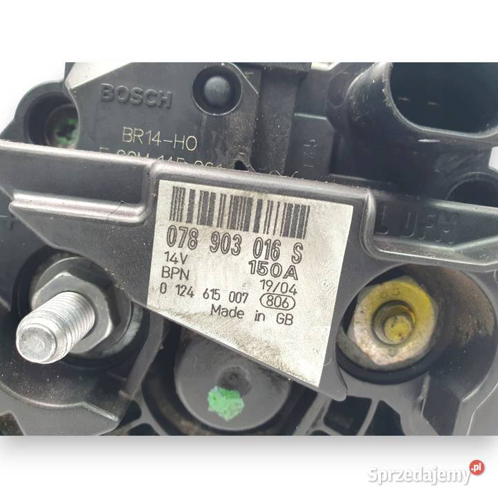 ALTERNATOR Audi A4 B6 A6 30 V6 Bosch 078903016S Chełm sprzedam