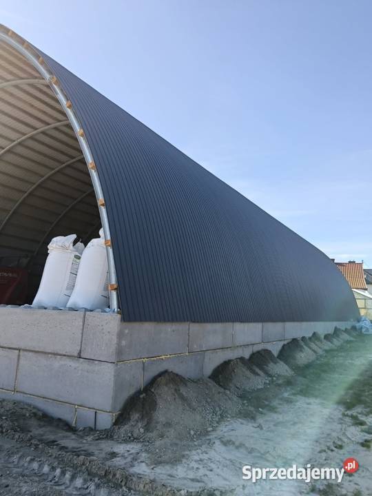 Hala łukowa 145 x 30m wiata garaż magazyn obora wielkopolskie sprzedam