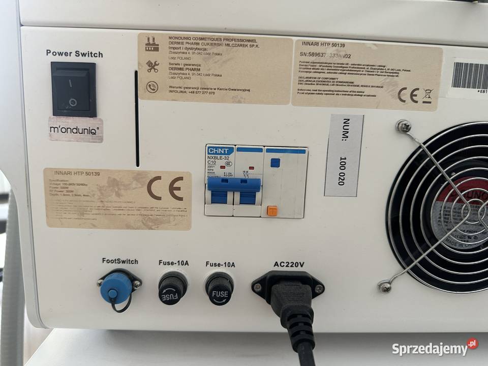 Urządzenie do liftingu twarzy HiFu INNARI