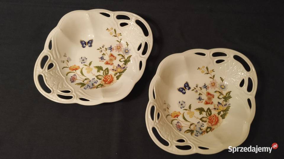 Aynsley Cottage Garden 3 miski ażurowe NOWE Piła