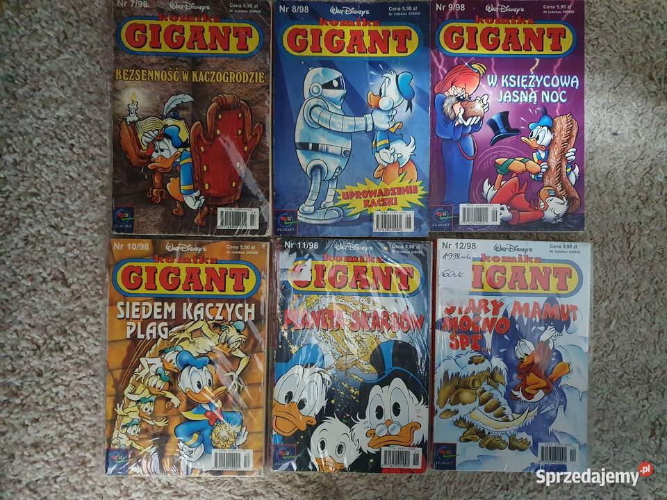 Komiks Gigant Gigant Poleca 80 tomów rózne Polskie Gdynia