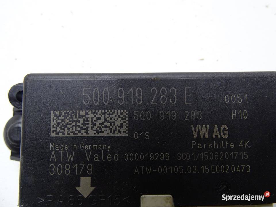 MODUŁ STEROWNIK PARKOWANIA PDC 5Q0919283E AUDI osobowe