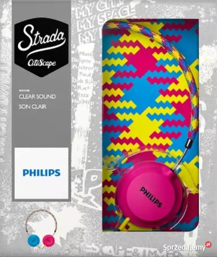SŁUCHAWKI PHILIPS CitiScape Strada SHL5100BP Łódź