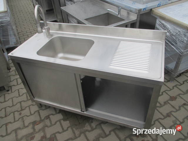 Zlew Gastronomiczny 1 Komorowy Drzwi Suwane Ostrów Wielkopolski