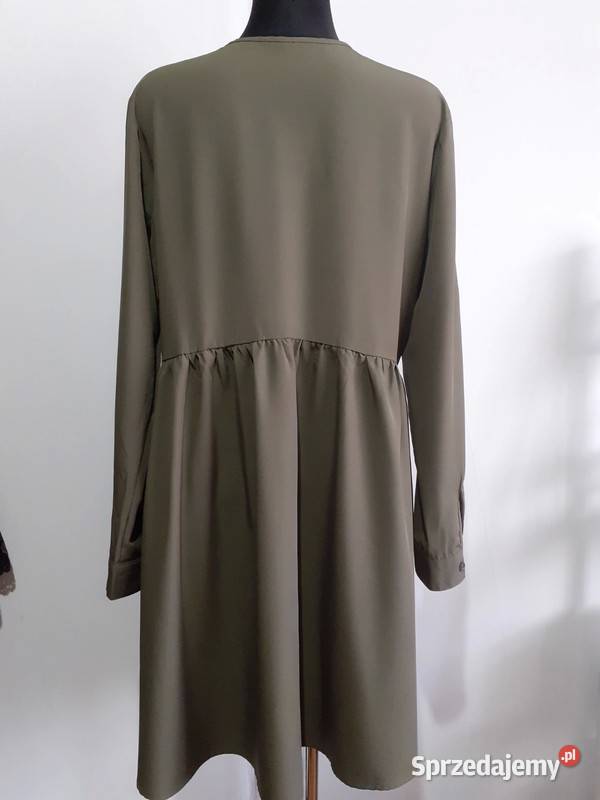 Sukienka rozkloszowana Khaki Spódnice i sukienki Chorzów