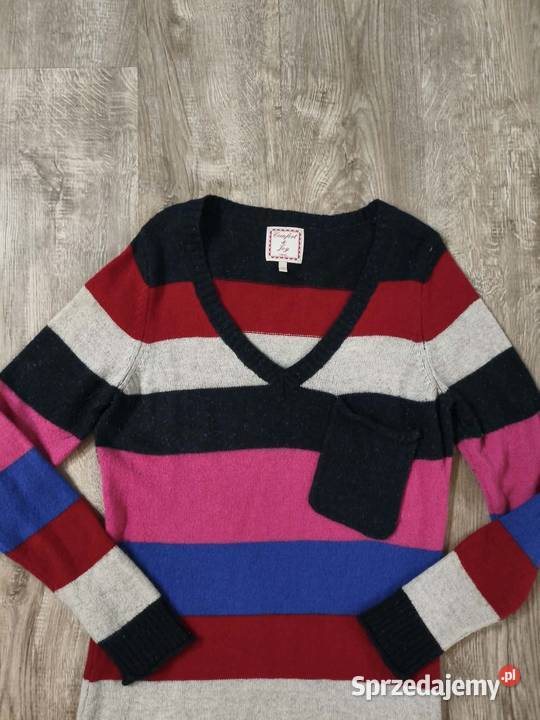 Sweter w wielokolorowe pasy rozmiar 1240 Swetry i golfy Odzież damska Hajnówka sprzedam