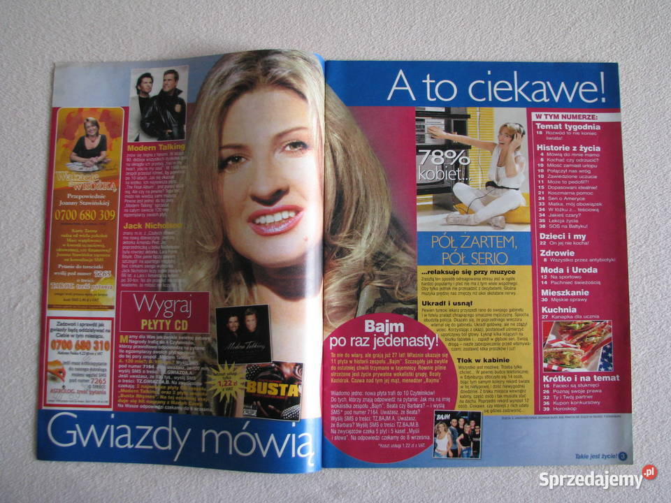 Magazyn Takie jest życie 9 i 36 z 2003 r Brzegi