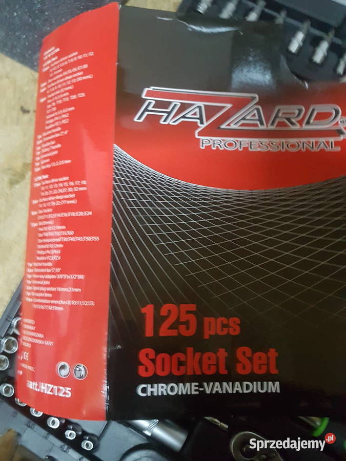 Klucze nasadowe i płasko oczkowe hazard 125 Głogowa sprzedam