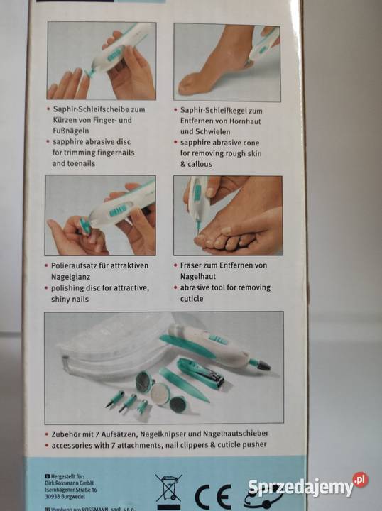 frezarka pilnik zestaw do manicure i pedicure Kielce