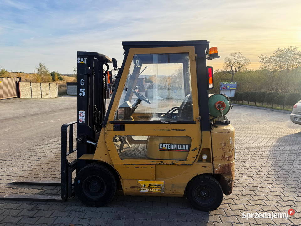 wózek widłowy CATERPILLAR GP15K LPG kabina wolny Działoszyn