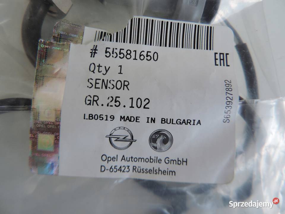Opel CORSA E 13 Czujnik temperatury spalin NOWY