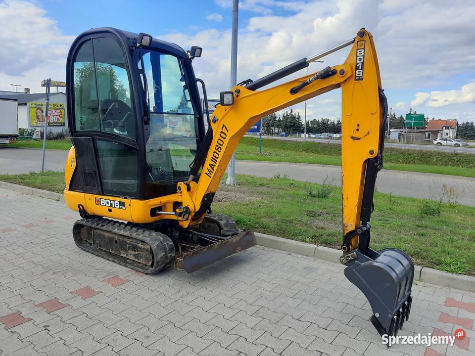 JCB 8018 CTS 2015r 2200mth GWARANCJA LEASING wielkopolskie Gniezno sprzedam