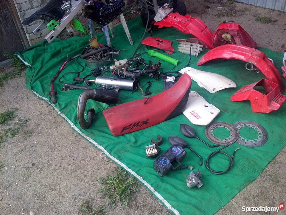 Kawasaki KMX 125 części silnik rama felgi gażnik