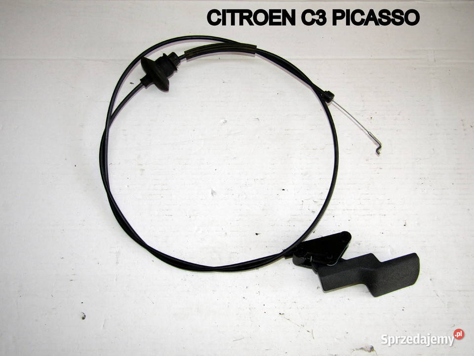CIĘGNORĄCZKA OTWIERANIA MASKI SILNIKA CITROEN C3 Uchwyty fabryczne Mysłaków