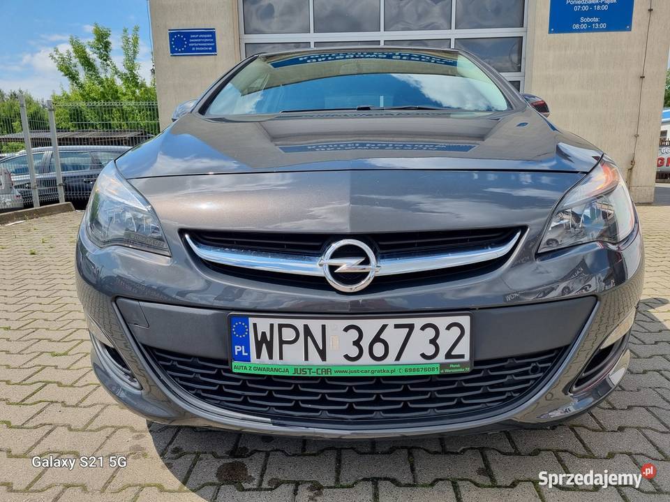 Opel Astra J LIFT 14 140 climatronic alufelgi Płońsk sprzedam